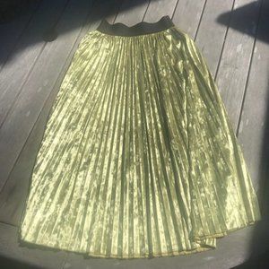 LuLaRoe Elegant Jill Pleated Crushed Velvet Skirt